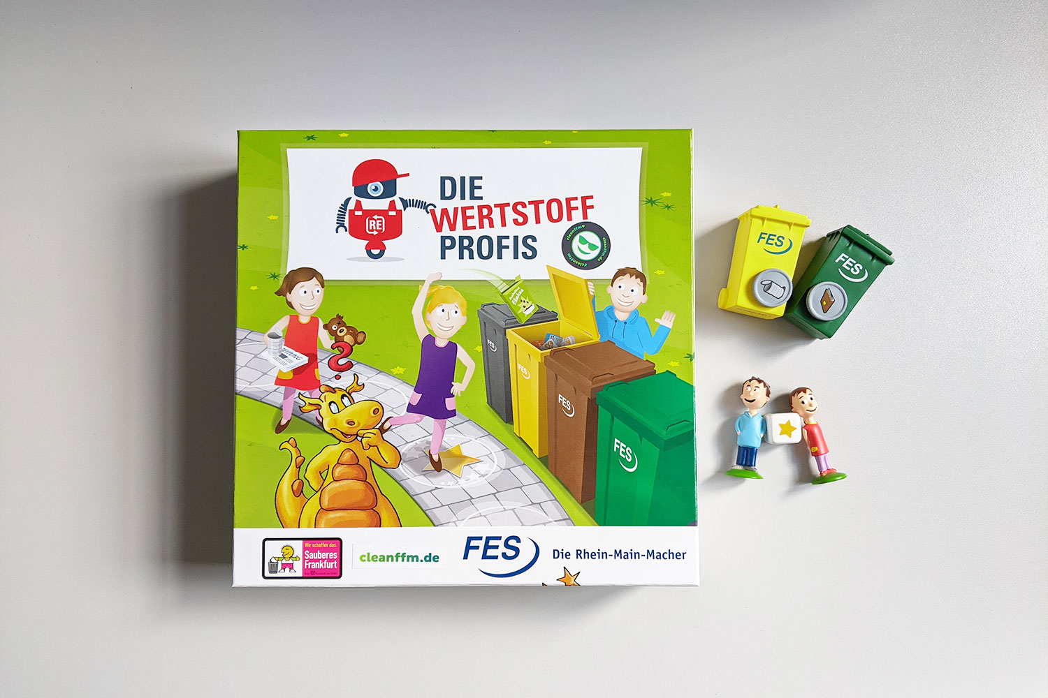 Brettspiel Wertstoffprofis, Spielspaß für Groß und Klein<br>(ab 4 Stempeln)
